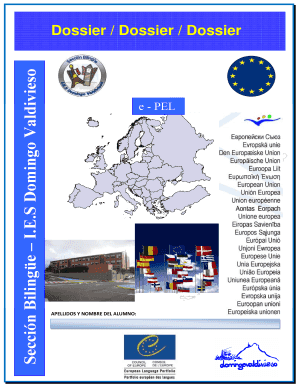 European Language Portfolio Dossier