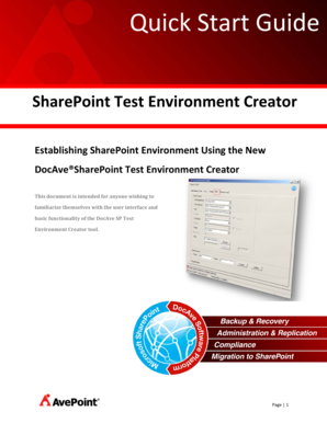 SharePoint Test Environment Creator