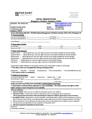 Hotel Reservation Form