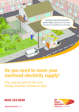 UK Power Networks Electricity Meter and Overhead Power Cable Move Application
