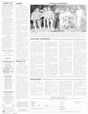 Mooresville Tribune Subscription Form