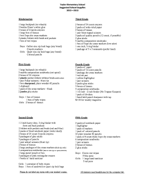 College ruled vs wide ruled - School Supply List - OnMyCalendar