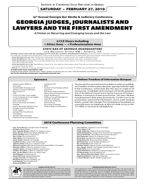 2010barmediaprogramfinal - Georgia First Amendment Foundation