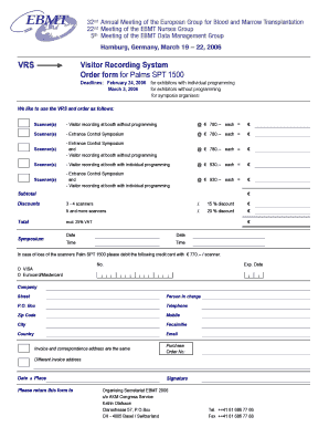 Form VRS - Congrex