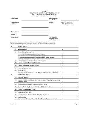 Texas Asset Forfeiture Report