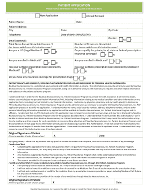 Patient Application Form