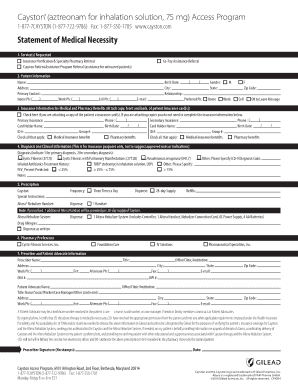 Cayston Patient Authorization Form