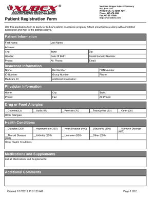 Patient Registration Form