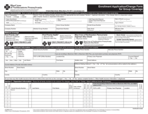 Enrollment Application for Group Coverage