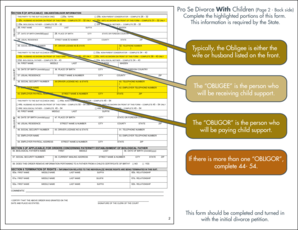 Pro Se Divorce With Children Form