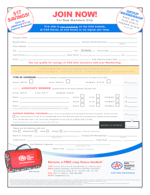 CAA Membership Application Form