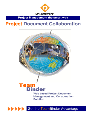 TeamBinder Brochure - Profound Project Control - profoundsolutions co