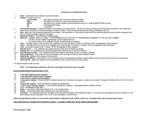 Journal Entry Form 0200