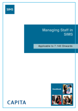 Managing Staff in SIMS