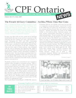 CPF Membership Application