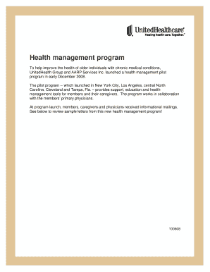Health Management Program Consent Form