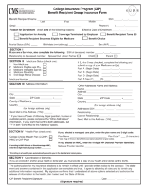 College Insurance Program Enrollment Form