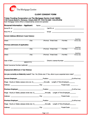 Client Consent Form