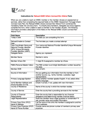 ucare snbc form