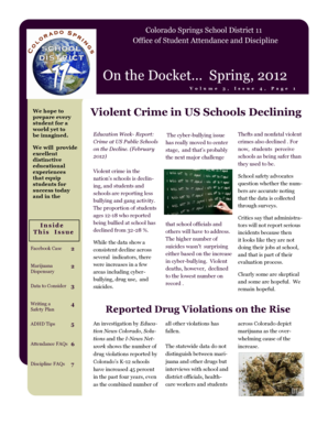 Colorado Springs School District 11 Safety Plan