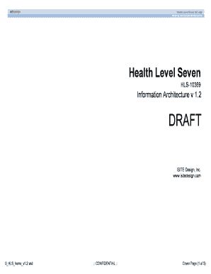 Health Level Seven Non-Member Profile Form