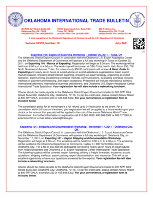 Oklahoma International Trade Bulletin