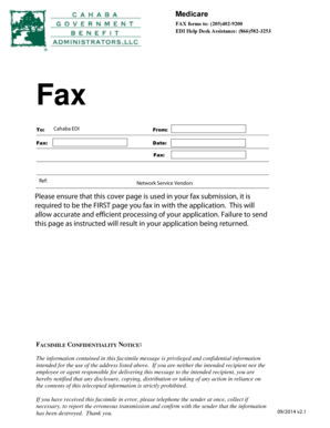 Medicare EDI Services Vendor Form