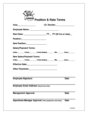 Employee Personnel File Checklist