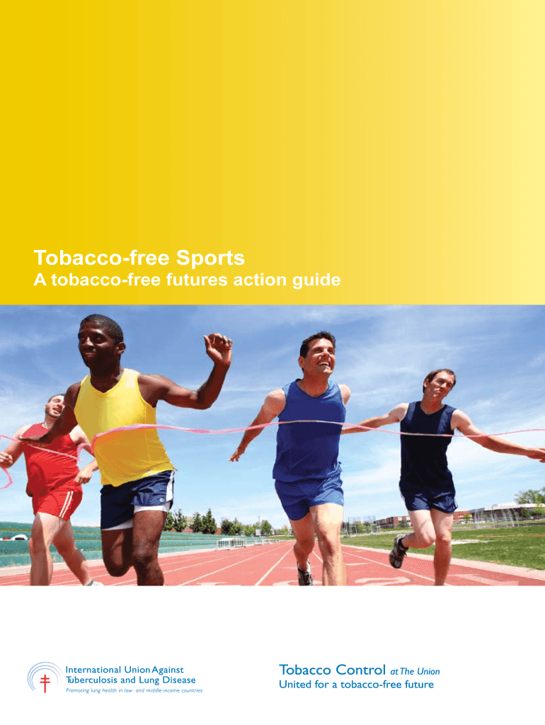 Fillable Online Tobaccofree Sports Fax Email Print pdfFiller