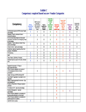 Hospital Vendor Access and Compliance Agreement