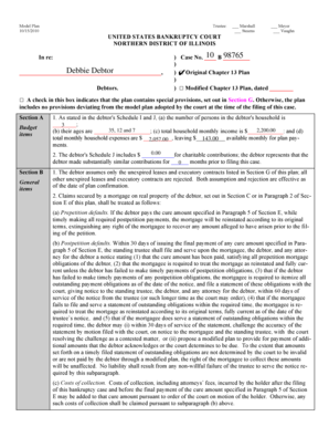 Chapter 13 Bankruptcy Plan