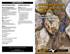 Anne Arundel Community College Registration Form