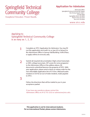 STCC Application for Admission - Springfield Technical Community ...