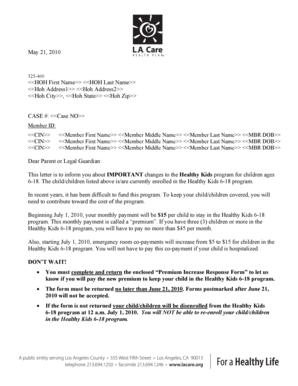 - LA Care Health Plan - lacare