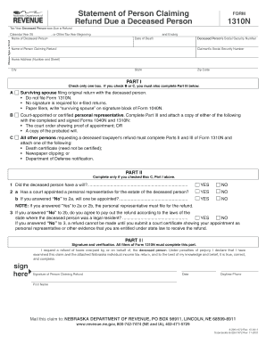 Nebraska Form 1310N