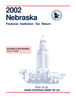 Nebraska Financial Institution Tax Return