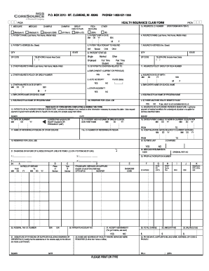 Health Insurance Claim Form