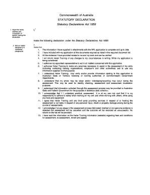 Statutory Declaration form - AusIMM members included1DOC