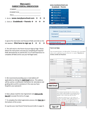 Teacher grade book printable - Parent Portal Mary Lyon Cheat Sheet English ... - Mary Lyon School