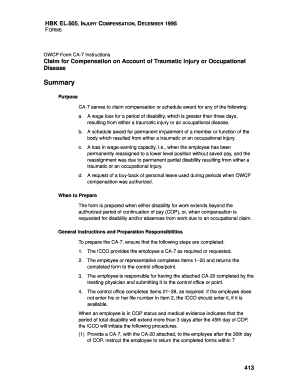 owcp forms ca 7 edit fill out download printable online forms ca 7 form