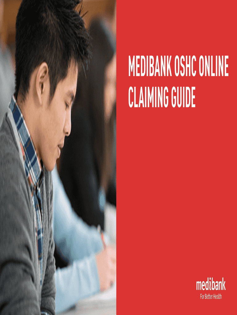 Fillable Online MEDIBANK OSHC CLAIMING GUIDE Fax Email Print