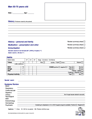 Health promotion board immunisation registration form - Man 50-70 years old - bmedecinefamilialebbcomb