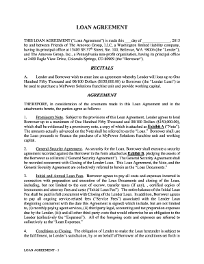 LOAN AGREEMENT - bSembleb