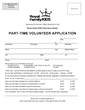 Sample dismissal letter for misconduct - PT Volunteer Application - Royal Family Kids Sioux Empire - siouxempire royalfamilykids