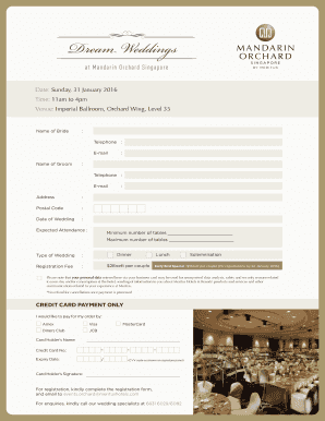 Weddingshow reg form 2016Jan