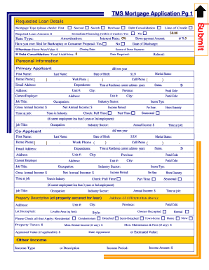 TMST Mortgage Application