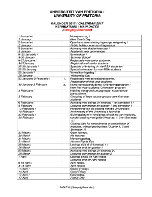 Fillable Online UNIVERSITEIT VAN PRETORIA / Fax Email Print - pdfFiller