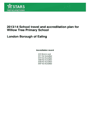 Willow Tree Primary School School travel and accreditation plan - willow-treeprimary co