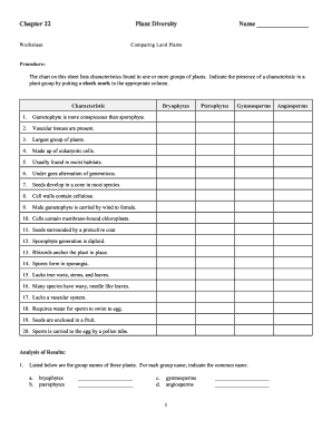 Applications of smith chart - Worksheet Comparing Land Plants - LoganAskWhycom