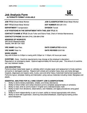 KCJA Sheet Metal Worker DOT-Transit 3-7-08.doc - kingcounty